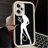 Devil Girl Silhouette Cool Soft Phone Case for Xiaomi Poco X7 X6 X5 Pro X4 Gt X3 F7 Ultra M8 M7 Redmi 15C 15 14C 13 13C 12 12C 1