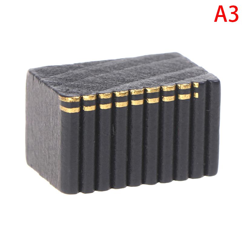 1:12 Dollhouse Miniature Wooden Book Model Accessories For Furniture Decor Toys