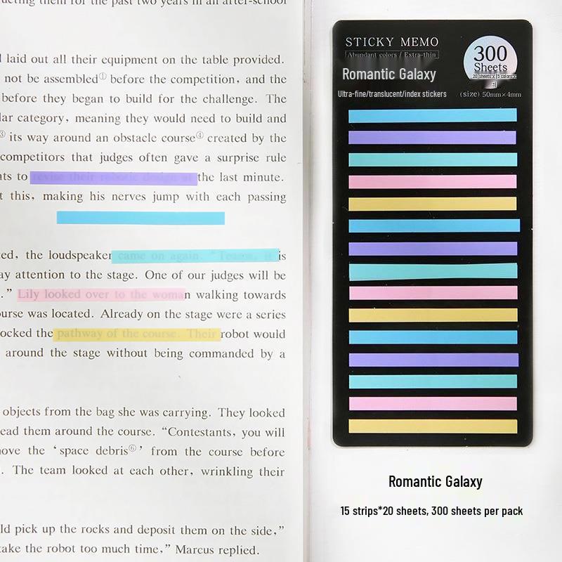 Triangle & Round Segmented Pull-out Strong Adhesive Sticky Notes for Memos