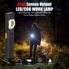 High Lumen LED COB Work Light Built-in 800mAh Battery Rechargeable Pocket Clip Lantern Magnetic Dual Lighttactical Flashlight