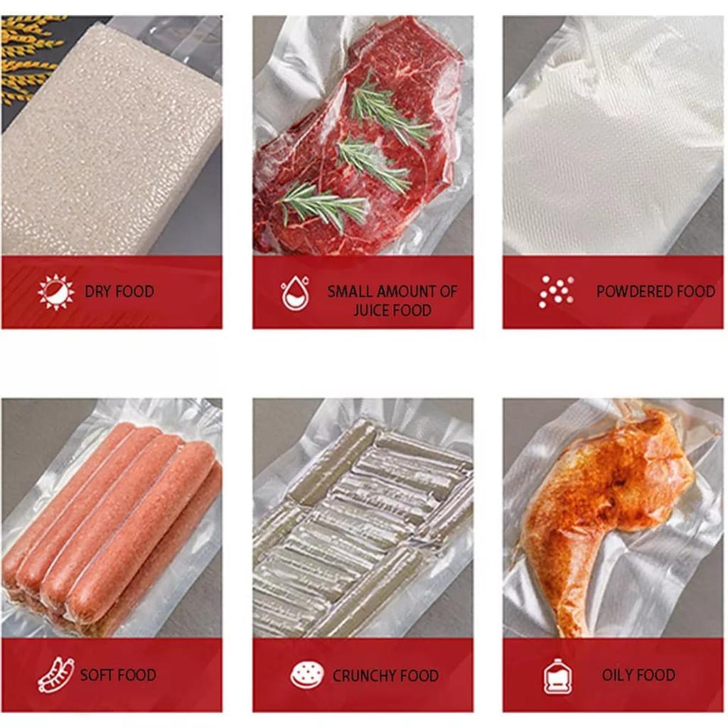 Vacuum Sealer Machine for Food Small Packing Machine with Automatic Plastic Sealing Function for Home Use