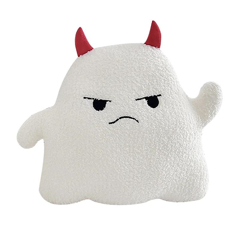 

Забавные мягкие подушки в виде злого ангела, мягкая подушка-призрак, подушка для дивана на Хэллоуин, плюшевая игрушка в виде кошмара, детские подарки, домашний декор M