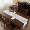 Vintage Lace Tablecloth French Romantic White Table Runners Home Restaurant Festival Dining Table Wedding Party Decoration