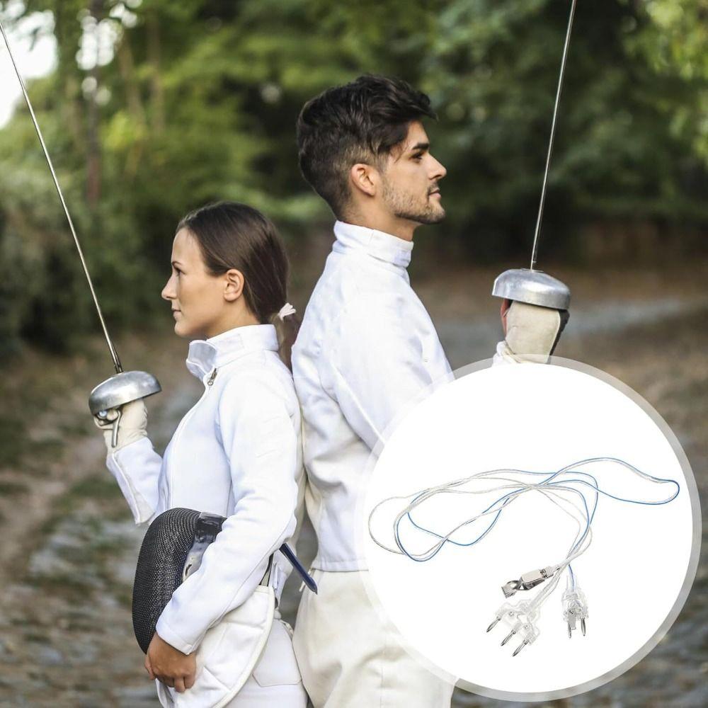 Hand Line Fencing Body Cords Stainless Steel Fencing Foil Wires Epee Body Cable Electronic Supply