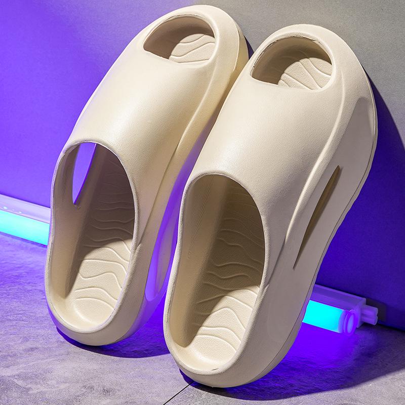 Herrars trendiga halkfria sommartofflor för inomhusbruk, hem och bad