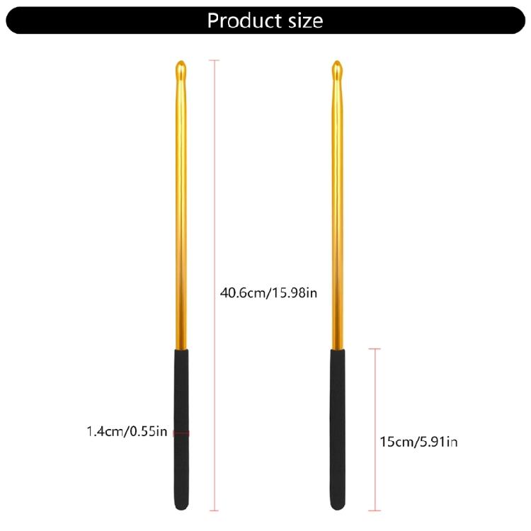 Professional Drumsticks Ergonomic Handle 5A Drum Sticks Aluminum Texture Suitable for Stage Performances and Practice