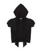 FANCY CLUB Puff Round Scarf Hoodie (Black)_F25Qb081