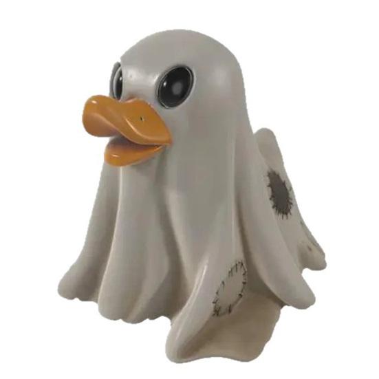 Halloween Resin Rubber Duck, Cute Decor with Big Eyes & Orange Beak, Fade-Resistant for Indoor Outdoor Desktop Garden Display, Party