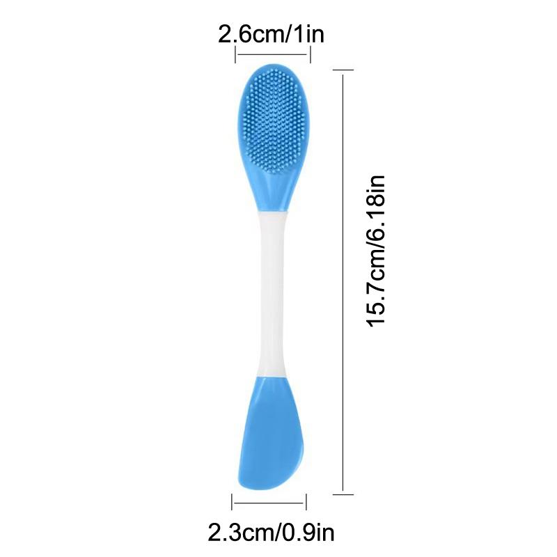 Double Head Silicone Face Mask Brushes Facial Pore Cleaner Brush Mud Film Applicator Women Cleaning Tools Skin Care Tools