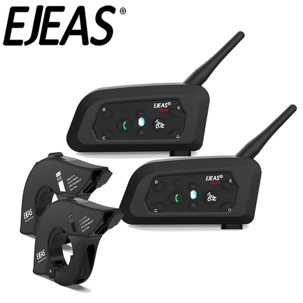 Köp EJEAS V6 PRO Motorcycle Helmet Bluetooth Intercom Headset EUC