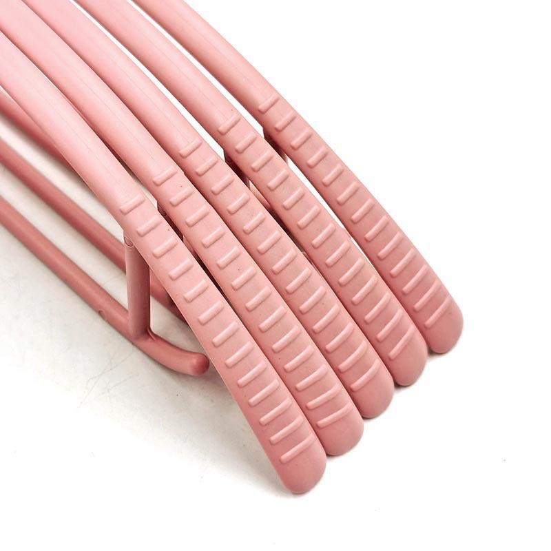 10pc Unmarked Anti-slip Clothes Hanger Dormitory Bed Clothes Hanger Household Thick Clothes Stand Adult Plastic Clothes Support Clothes Drying Rack