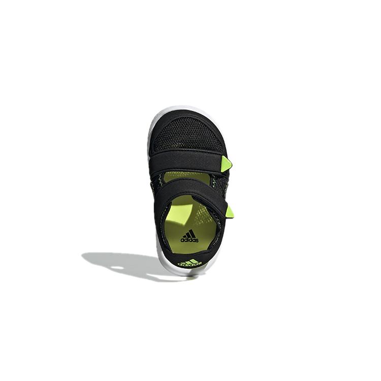 Adidas Water Sandal Abrasion Resistant Low top Baby & Toddler Shoes Black Yellow Infant And Toddler GX2478