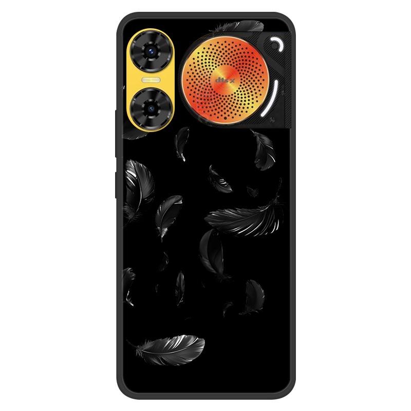 For ZTE Nubia Music 2 Case 2025 New 5G Fashion Flower Soft Silicone Shockproof Bumper For nubia Music2 5G Strip Phone Back Cover