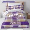Western Carolina Catamounts Pattern Bedding Set Quilt Cover Pillowcase Home Decor Gift (1 * duvet cover + 2 * pillowcase, without core)