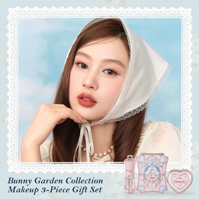 Flowers Knows Bunny Garden Collection Set Regalo Palette Ombretti Trucco Rossetto Opaco Vellutato Crema Labbra Blush De Maquillaje