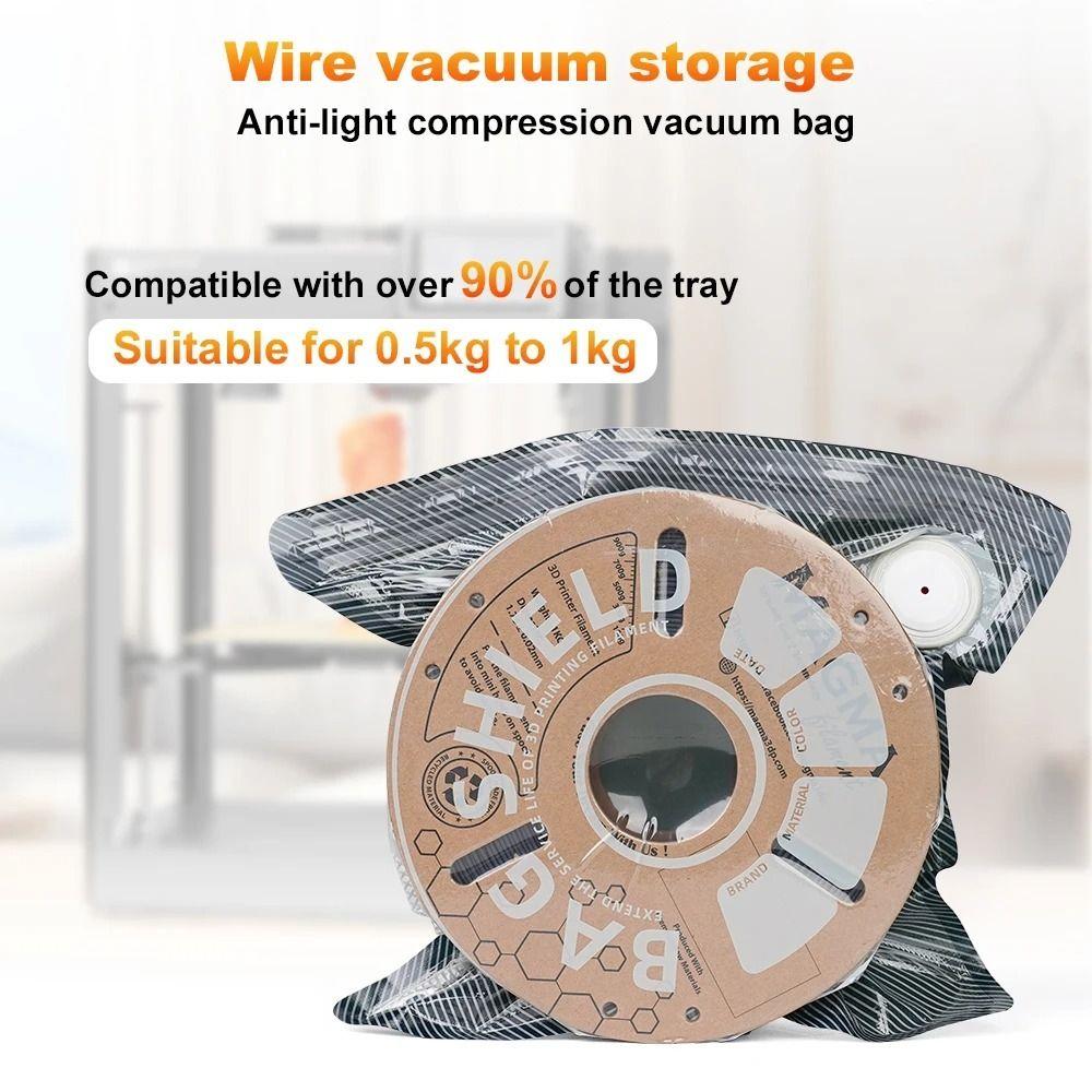 PLA ABS PETG Spools Pack Safekeep Vacuum Storage Bag Filament Storage Bag Filament Storage