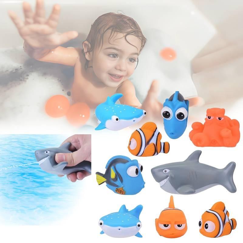 Adorable Clownfish Bath Water Squeeze Toy For Engaging Visual And Sensory Experiences