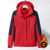 Men Women 3-in-1 Waterproof Windproof Hiking Jacket With Removable Fleece Liner Winter Outdoor Activities