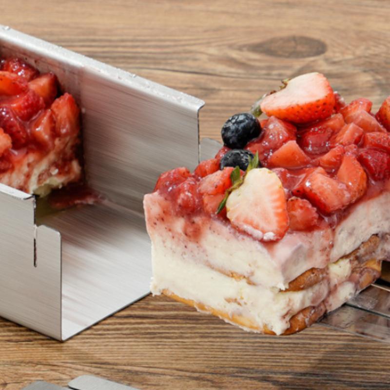 Tiramisu Muffin Pan Stainless Steel Cheesecake Pan Baking Mould Rectangle Cake Pan For Birthday Cake Cake Bread Chiffon Tiramisu