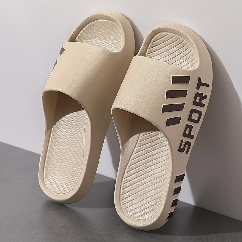 Men's Fashionable Slippers, Anti Slip and Odor Proof, Summer Beach Sandals, Comfortable Open Toe Slippers, Indoor and Outdoor Sandals