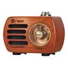 Gemean R-818 Wooden Radio Bluetooth Speaker (Not Compatible with Wireless Bluetooth Earphones), Compact, Wide FM, Retro Style, Rechargeable, Bass Play