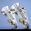 New football shoes children's five-a-side big children's small and medium-sized long-nail football shoes low-top broken nails leather foot sports shoe