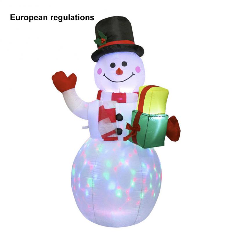 Christmas Decoration Inflatables Beach Snowman With LED For Xmas Party Indoor Outdoor Courtyard Props Ornament