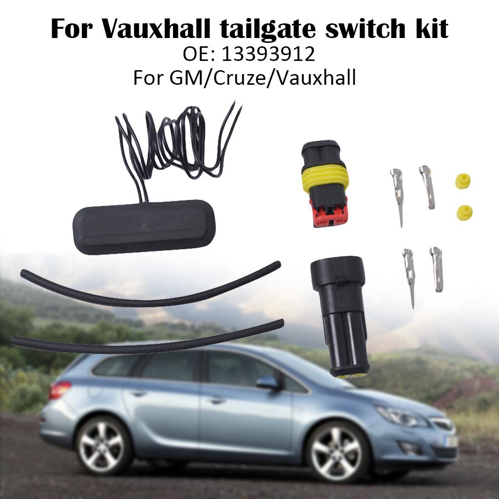 Rear Trunk Tailgate Boot Opening Release Switch Kit For Vauxhall