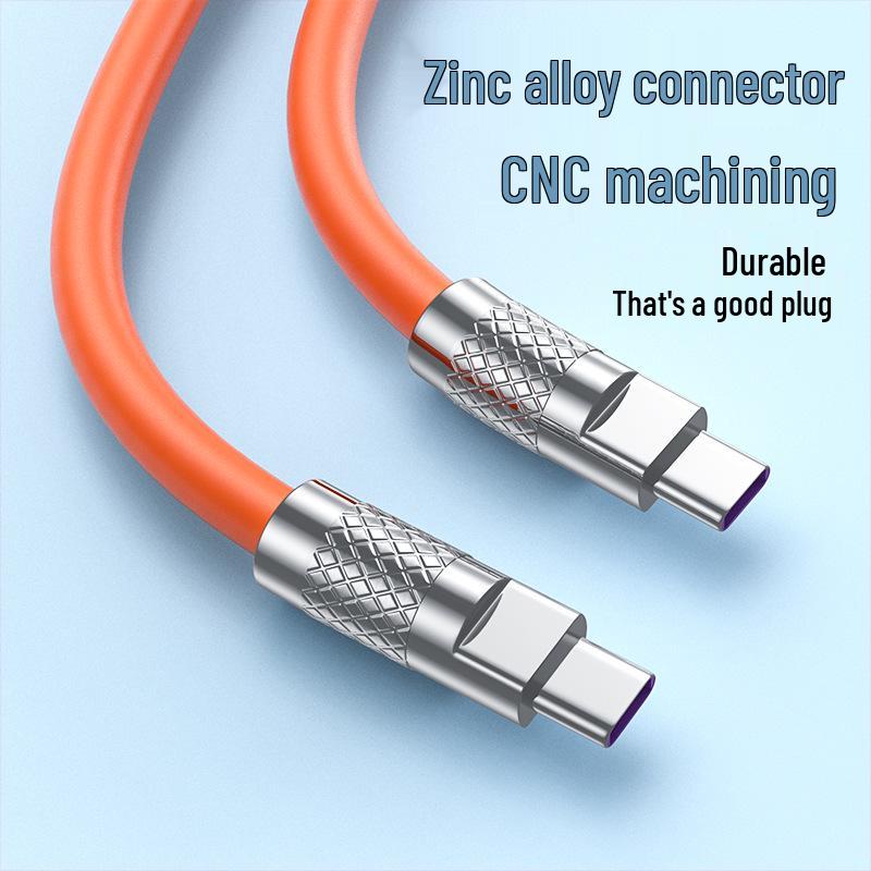 Apple PD27W-kompatibles USB-C-zu-USB-C-60W-Schnellladekabel für Laptops