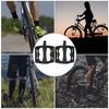 A Pair Aluminium Alloy Black Mountain Bike Pedal Plate Anti‑skid Ball Bearing Pedals Bicycle Accessories