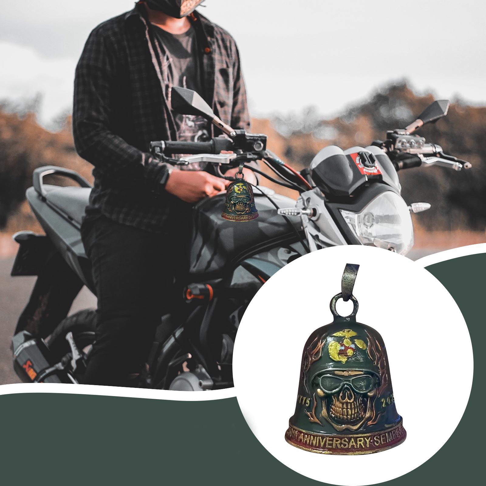 

Колокольчик удачи для мотоциклиста, Аксессуары или брелоки, Подарки для друзей и семьи One Size зелёный