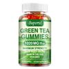 Green Tea Fat-burning Gummies, Containing Green Coffee Bean Extract and Raspberry Ketone, Promote Metabolism and Enhance Athletic Performance.