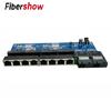 Gigabit Ethernet switch Fiber Optical Media Converter PCBA 8 RJ45 UTP and 2 SC fiber Port 10/100/1000M  Board PCB