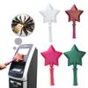 3D Printed Retractable Tap-to-Pay Star Wand Magical Contactless Payment Wand Novelty Wizard-Themed Credit Card Holder for Adults