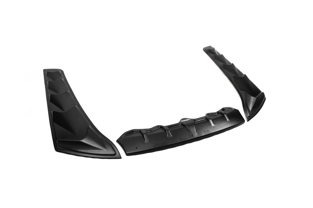 Комплект накладок на капот DRAGON (3 шт) для Dacia Duster 2008-2018 гг