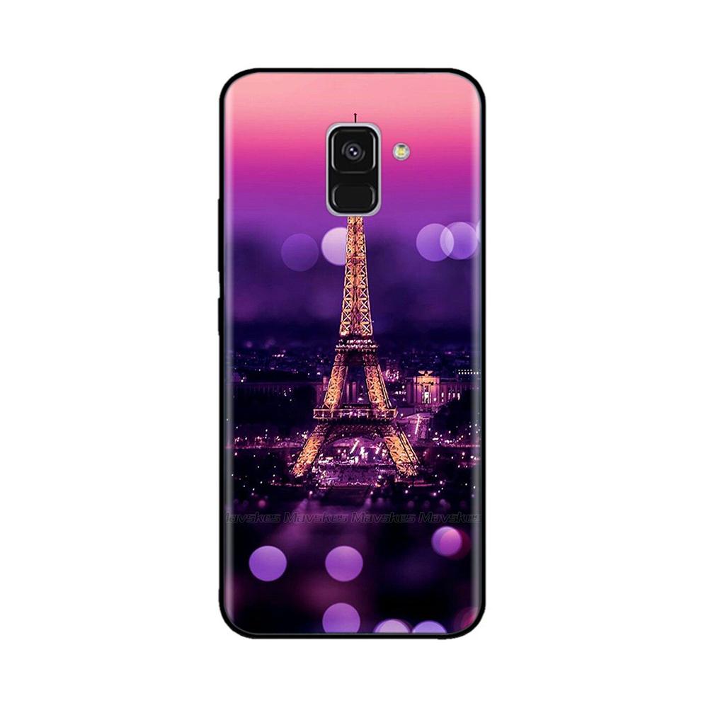Für Samsung Galaxy A8 2018 Hülle Weiche TPU Handy Rückseite Für Samsung A8 Plus 2018 A730 Cover GalaxyA8 A 8 Silikon Stoßstange Hülle