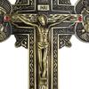 Church Relics Figurines Crucifix Jesus Christ On The Stand Cross Crucifix Home Chapel Decoration