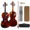 M MBAT 4/4 Violin Semi-Handmade Violin with Premium Spruce Panel & Solid Maple Back Violin for Students Intermediates Beginner