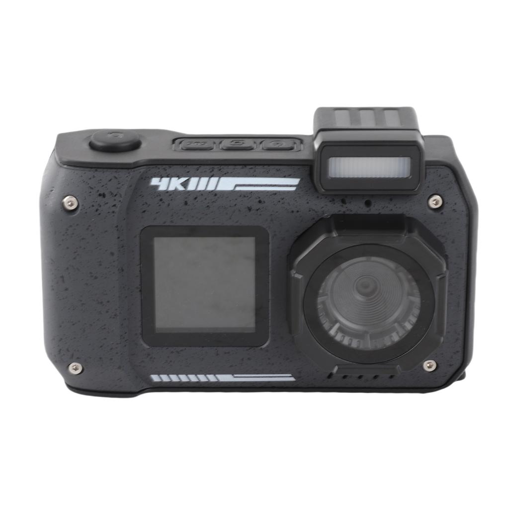4K 65MP Underwater Camera Autofocus 2.88in 1.44in Dual Screen 2500mAh 33FT Water Proof Camera Underwater Digital Camera for Snorkeling