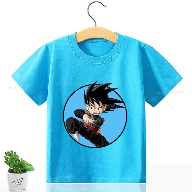Dragons Ball Boy T Shirt Cartoon Summer Baby Clothes Son Goku Kids Tee Shirt Anime Printed Tops Short Sleeve Children Tees Gift