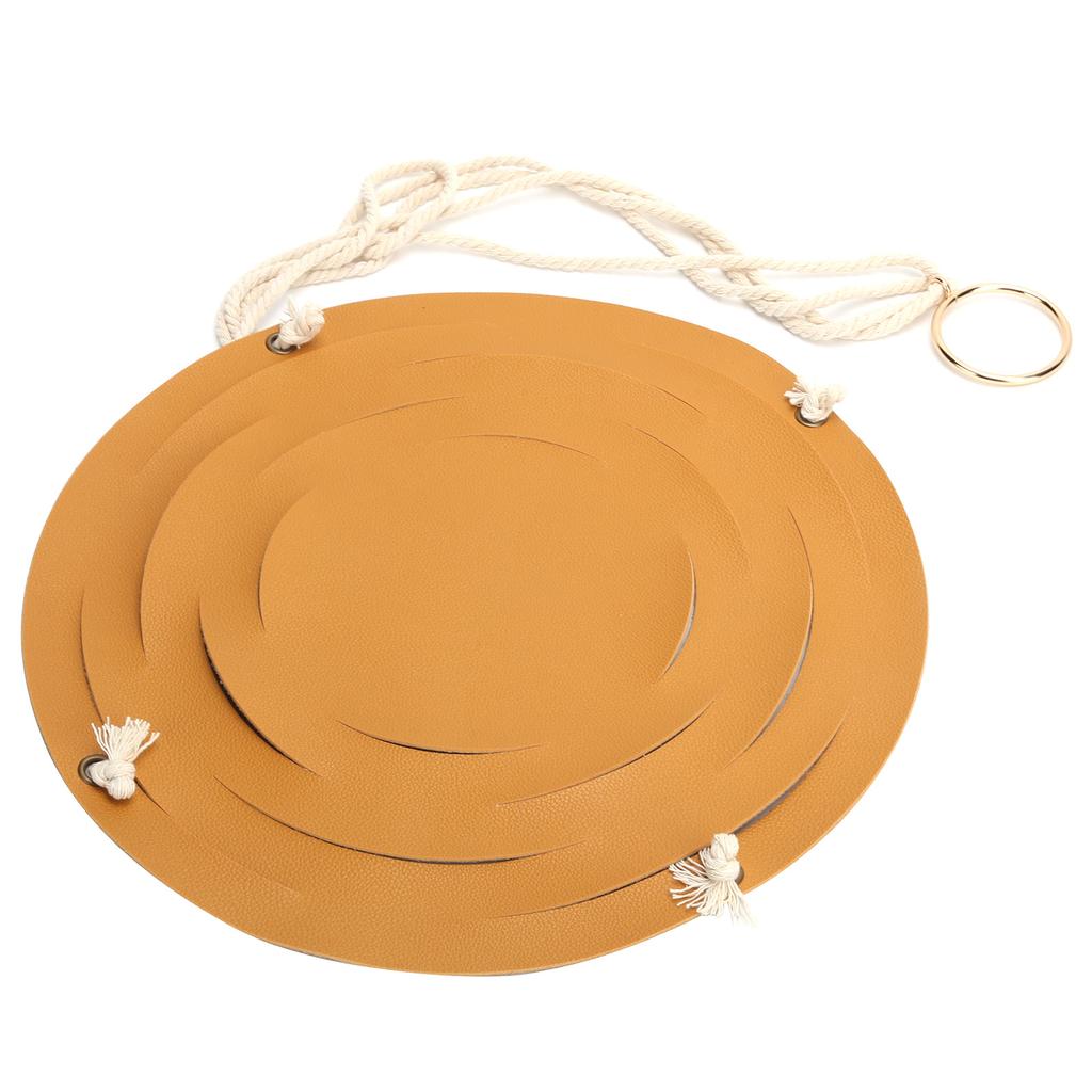 PU Leather Plant Hanger Wall Hanging Planter Shelf Flower Pot Holder Indoor Home Decor YellowS