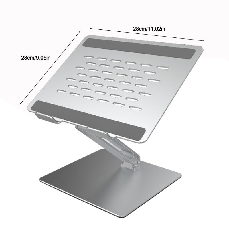 Folding Laptop Stand Aluminum Height Adjustable Notebook Cooling Holder Foldable Bracket for All 7-17in Tablets PC