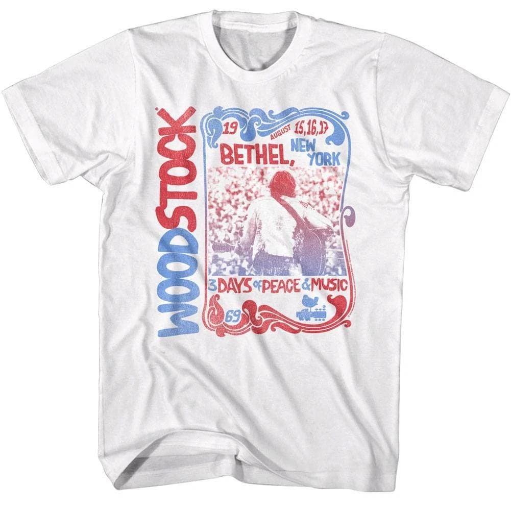 

Woodstock Festival Poster Men s T-Shirt L