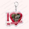 Portachiavi Carino I Love My Boyfriend Chibi per Accessori Law Pet Strade Lawrence Ren Hana Owo Portachiavi Gioielli Amici Fan Regali