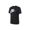 Nike T Shirts Men's Black Crew Neck Moderate Straight Fit 940432-013