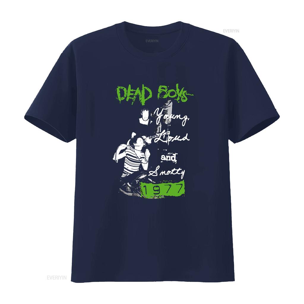 Dead Boys 1977 T Shirt vintage Washed Casual Stylish fashion Stretched Breathable Slightly designer clothes Comfortable graphic