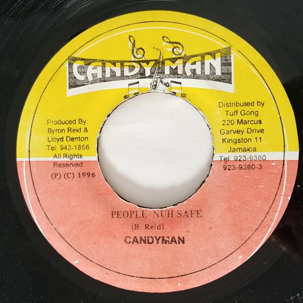 

7inch Record CANDY MAN People Nuh Safe NONE Candy Man 1996 Jamaica Reggae Ska Dub Used