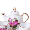 1 Set Dollhouse Tea Set Realistic Decoration 1/6 Scale Mini Ceramic Tea Set Accessories for Kitchen Scene