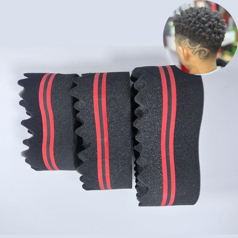 Black Hair Curling Sponge & Styling Comb Set