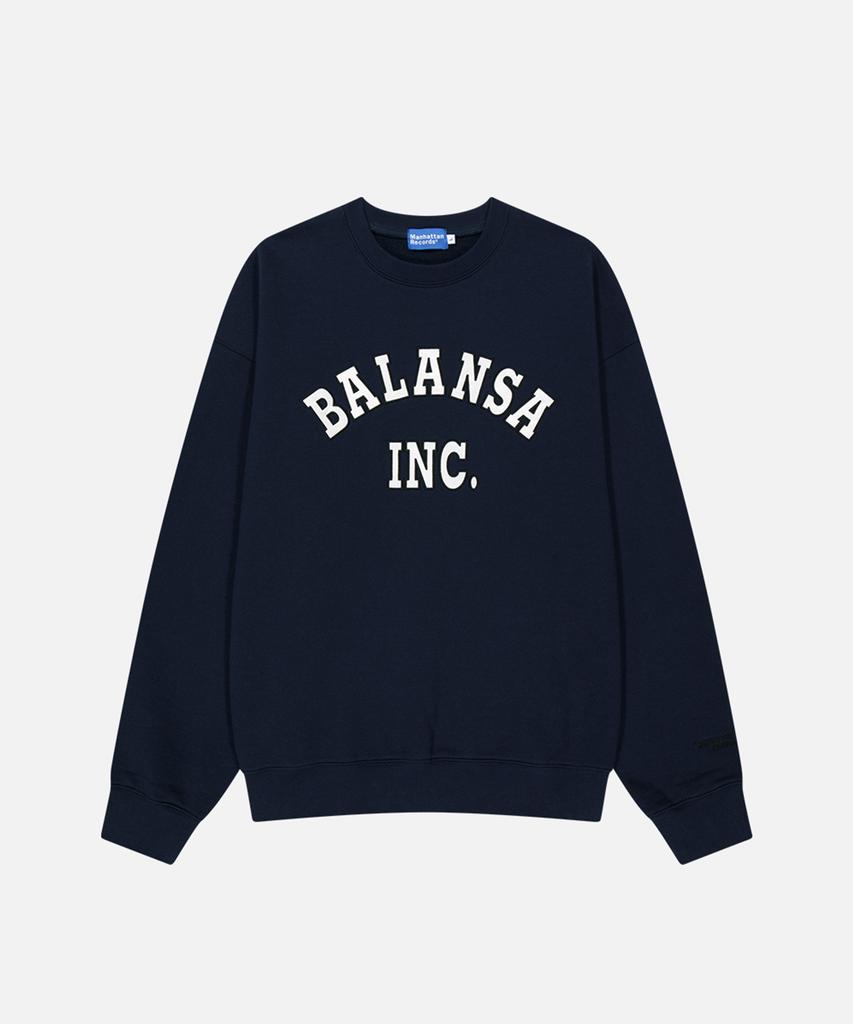 Maenhatanlekojeu Mr X Balansa Arch Crew Neck - Navy